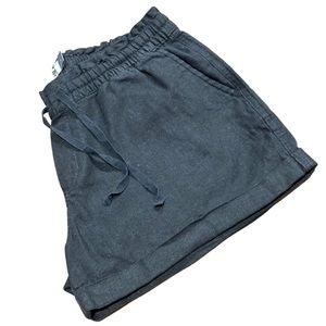 Old Navy Linen-Blend Tie Shorts - Size M